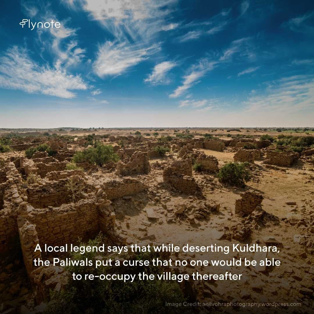 Kuldhara village (Haunted village in Jaisalmer)